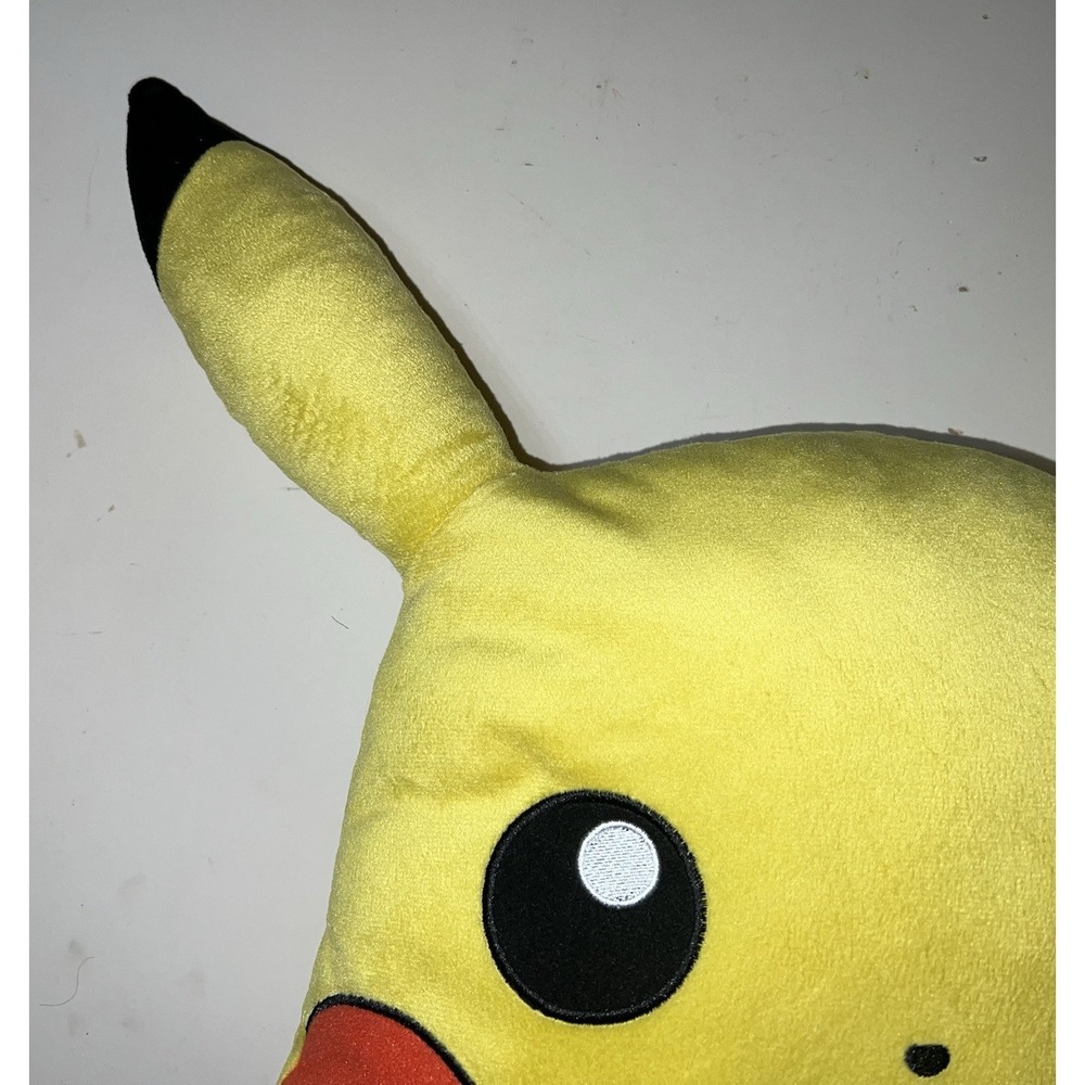 Pokemon Pikachu Plush Pillow Head Doll Plush Animal 17" Tall - Picture 3 of 7